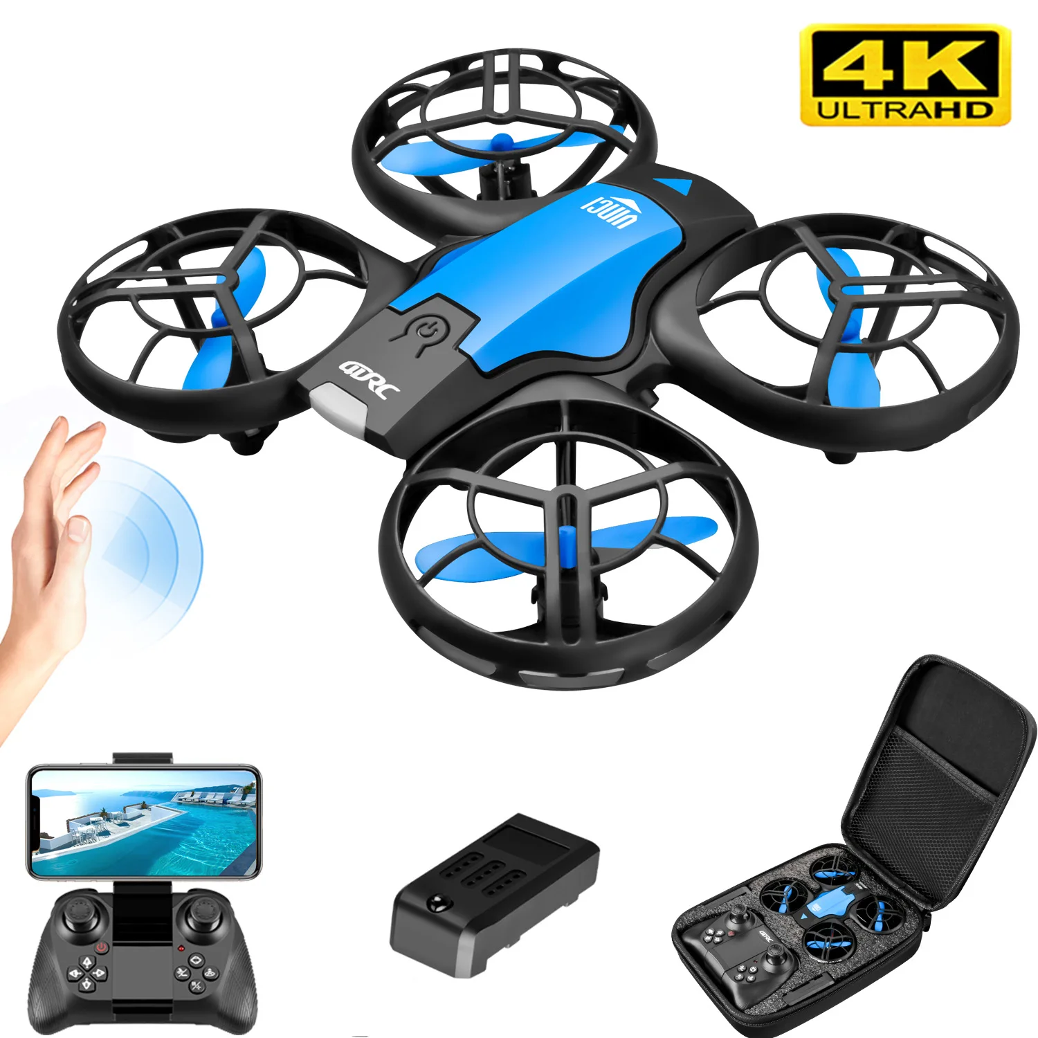 Drone Racing Camera - V8 Drone Mini Baru 4K Profesional
