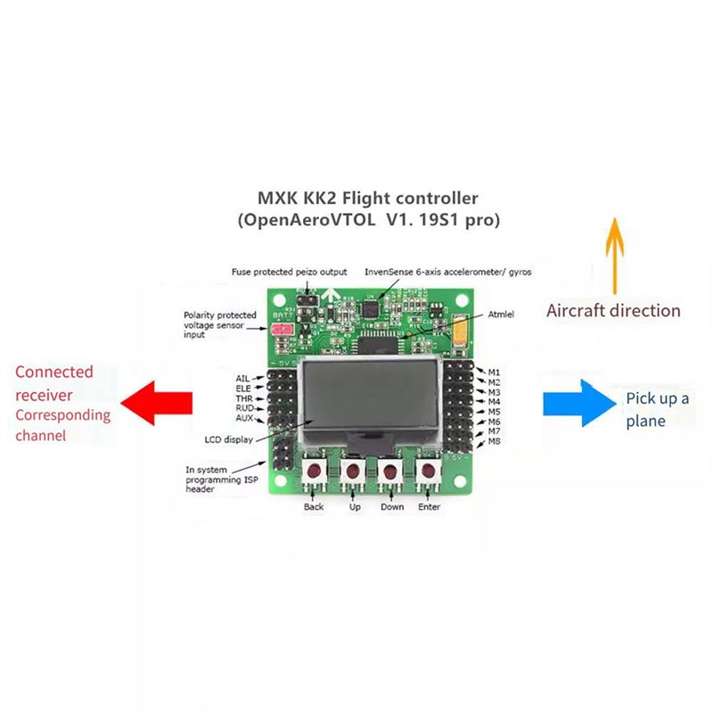 B05C-KK 2.1.5 Papan Kontrol Pe - Drone Racing Flight Controller ulasan dan harga