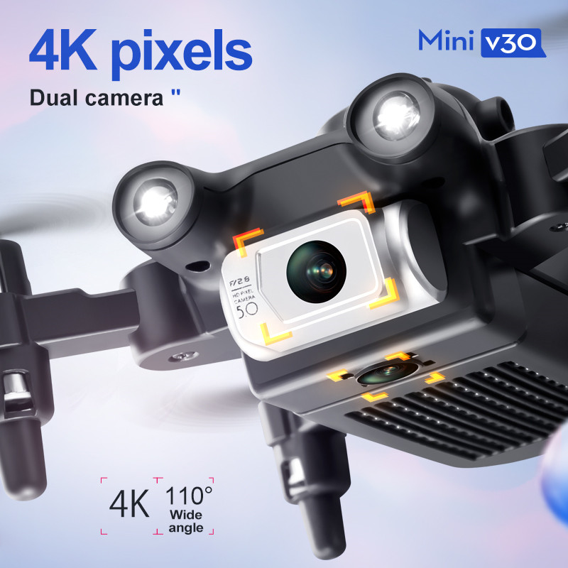 Drone FPV Mini V30 WiFi, Quadc - Drone Racing Camera ulasan dan harga