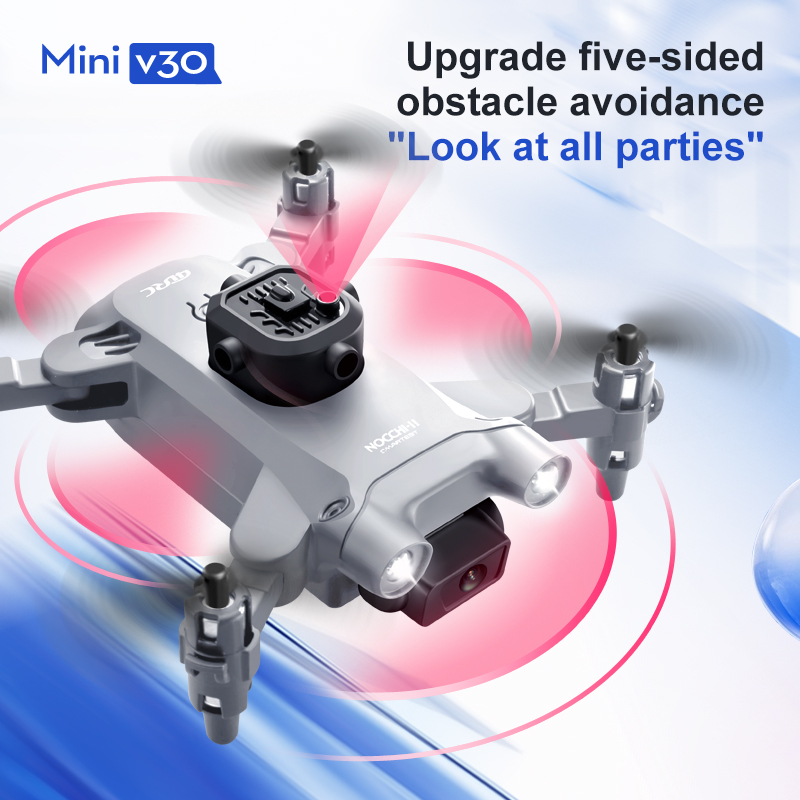 Drone FPV Mini V30 WiFi, Quadc - Drone Racing Camera ulasan dan harga