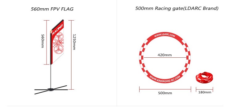Suku Cadang Pesawat Balap Mini - Drone Racing Gate ulasan dan harga