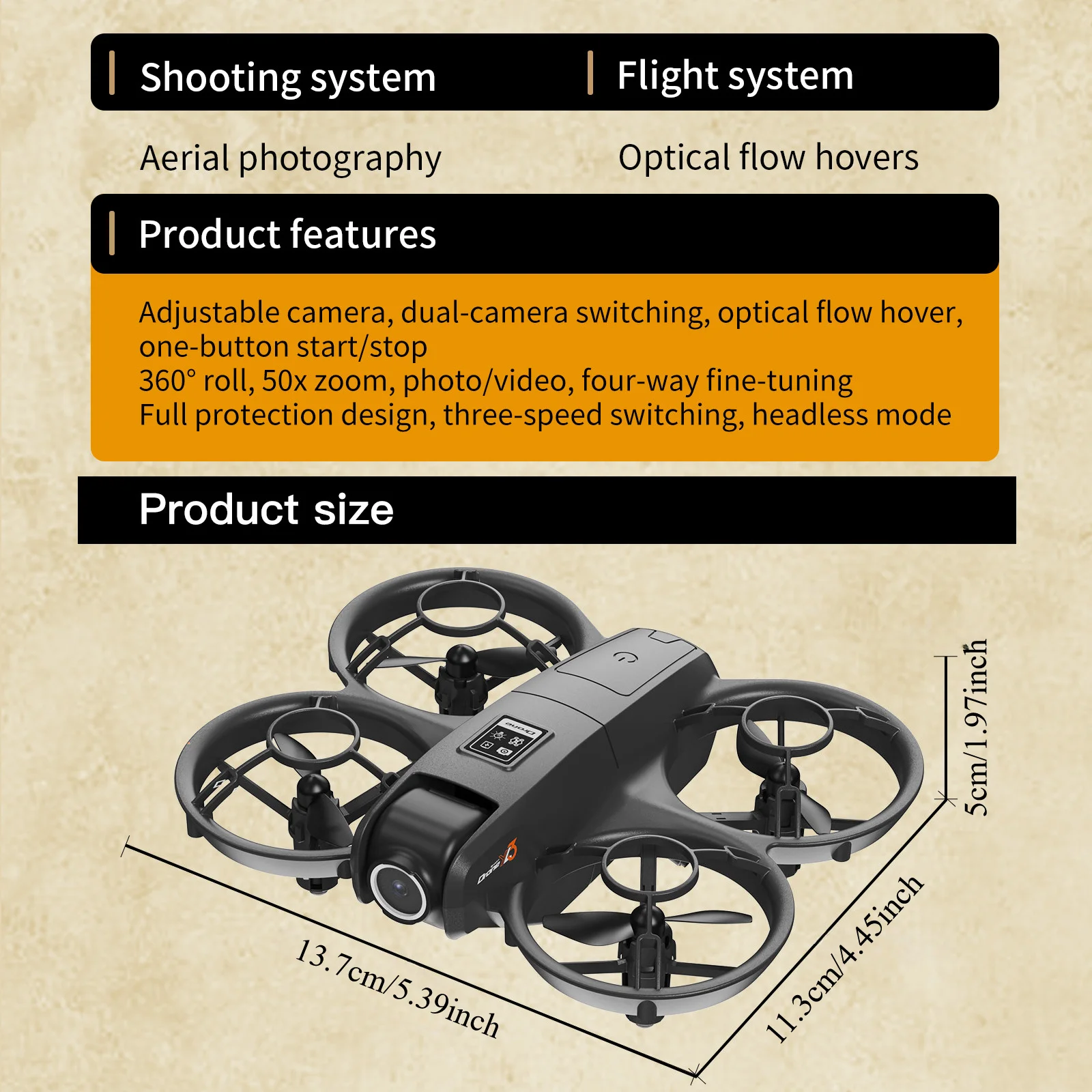 Drone Lipat YL3, Kamera Ganda  - Drone Racing Camera ulasan dan harga